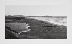 Where the Russian River meets the sea, looking south