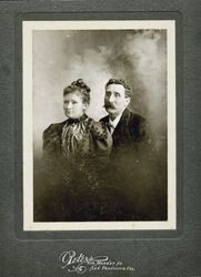 Portrait of Martha and Pete Peterson, San Francisco, California, circa 1900