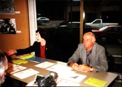 Friends of the Library and staff members at Sonoma County Central Library open house, November 7, 1999