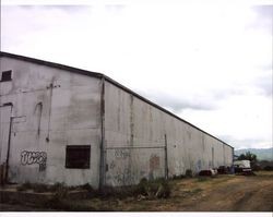 Side view of warehouse located at 317 First Street, Petaluma, California, Sept. 25, 2001