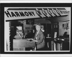 Harmony Music Store, Petaluma, California, 1958