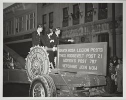 Santa Rosa Legion Posts Theo Roosevelt Post 21, Women's Post 787 in Admissions Day Parade