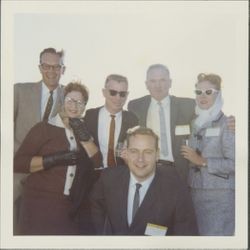 Petaluma City Council members on a harbor cruise, San Francisco, California, November, 1965