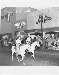 Various groups in the Fourth of July Parade, Petaluma, California, 1955