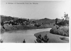 Glimpse of Guerneville from the Heights