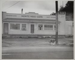 Monte Vido Café, Cloverdale, California, February 1, 1955