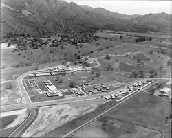 Aerial view of Oakmont and Oakmont golf course, Santa Rosa, California, July 16, 1969