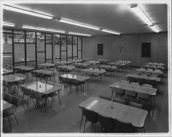 Cafeteria of Ursuline High School, Santa Rosa:1958, California