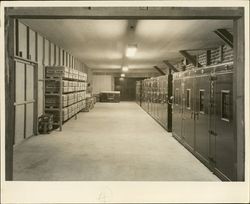 Interior view of the Poehlmann Hatchery located at 620 Main Street, Petaluma, California, Petaluma, California, about 1935