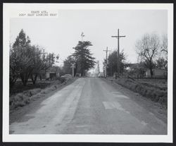 Hearn Ave., Santa Rosa,.California, 1949, from 200' east of railroad looking west