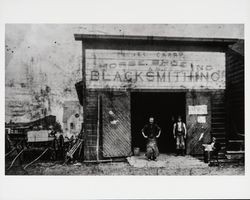 Unidentified blacksmith shop