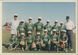 Druids Little League team, Petaluma, California, about 1970