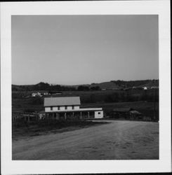 Salmon Creek Valley and farmhouse on Salmon Creek Road, Bodega, about 1963
