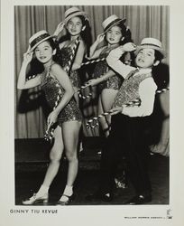 Publicity photograph of the Ginny Tiu Revue at the Sonoma County Fair, Santa Rosa, California