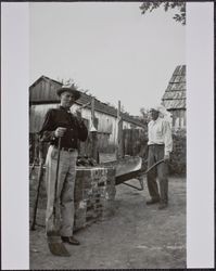 Redwood Rangers barbeque at the Bar O Ranch, Cloverdale, California, May 1951