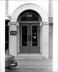 Entryway to Schluckebier-Gwinn Building