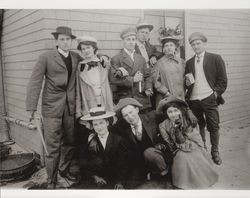Eugene M. Weaver and a group of friends, Santa Rosa, California, about 1910