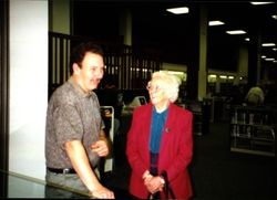 Friends of the Library and staff members at Sonoma County Central Library open house, November 7, 1999