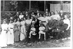 Guerne family Golden wedding party, Sept. 17, 1912