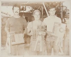 1986 Sonoma County Fair sheep shearing contest winners Santa Rosa, California