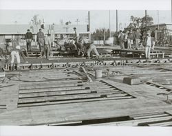 Construction of the Santa Rosa Central Library, 211 E Street, Santa Rosa, California, December 22, 1965