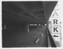 Parking garage at 3rd and D Streets, Santa Rosa, California, 1964