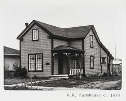 Typical Greek Revival farmhouse