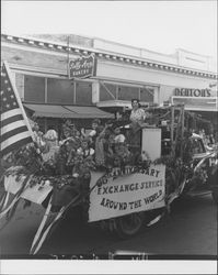 Various groups in the Fourth of July Parade, Petaluma, California, 1955