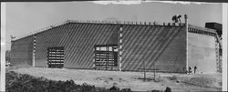 Building under construction at Sonoma State, Rohnert Park, California, about 1962