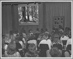 Earth Day presentation at the Santa Rosa-Sonoma County Free Public Library, Santa Rosa, California, April 22, 1970