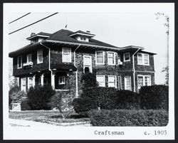 Shingle Style house with Craftsman elements