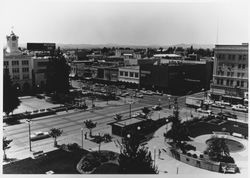 View of Courthouse Square looking west