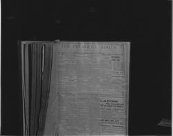 Front page of volume 9, no. 82 (November 6, 1899) of the Petaluma Argus, Petaluma, California