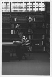 Patrons reading in the library, Santa Rosa