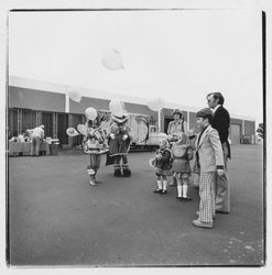 Open house for employees and families at National Controls, Santa Rosa, California, 1979