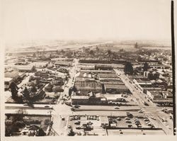 Third and Fourth Streets west from Highway 101, Santa Rosa , California, 1965