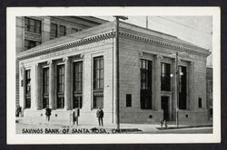 Savings Bank of Santa Rosa, California, 1928