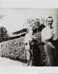 Mary, Bud and Bonnie Alwes, Santa Rosa, California, July 1947