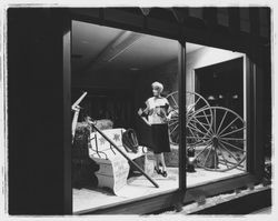 Sonoma County Fair window display at Ceci's, Santa Rosa, California, 1960