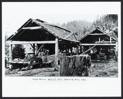 Old mill, built 1877, Monte Rio, California