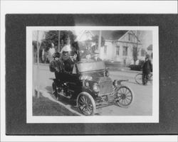 Some early Petaluma automobiles, Petaluma, California, 1906-1930