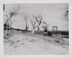 Marker of site at Fort Devens, Massachusetts where Luther Burbank was born