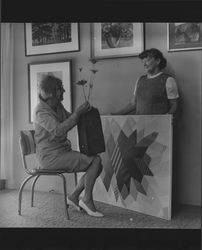 Loretta Stour and Ursula Noonan, Artrium participants, Santa Rosa, California, 1968