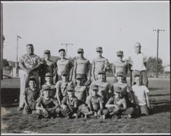 Little League Baseball Optimist team of Petaluma, California, 1957