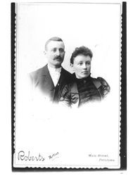 Mr. and Mrs. Eugene A Lefebre, Petaluma, California, about 1890