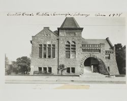 Santa Rosa Carnegie Public Library, 211 E Street, Santa Rosa, California, about 1908