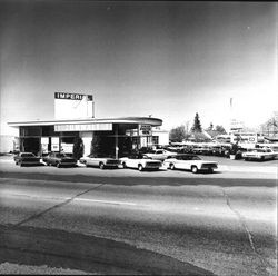 Display of Duster automobiles at Zumwalt dealership