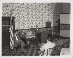 Meeting of the Butcher's Union, Santa Rosa, California, 1957