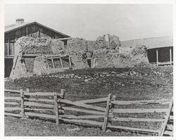 Ruined walls of the Old Adobe