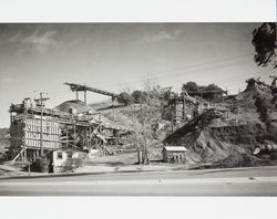 Hein Brothers Quarry gravel production site, Petaluma, California, about 1954